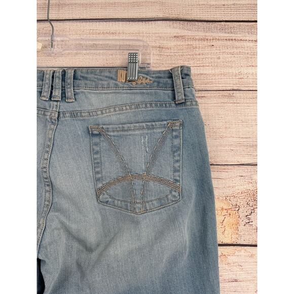Kut from the Kloth Katy Boyfriend Distressed Jeans Women's‎ 12 Blue Light Wash - Picture 4 of 13